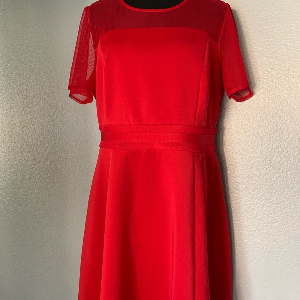 Red woman’s Lane Bryant 14-16 dress